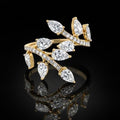 14KT Yellow Gold Lab Diamond Ring