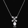 14KT White Gold Cultured White Pearl Pendant