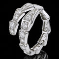 14KT White Lab Diamond Ring
