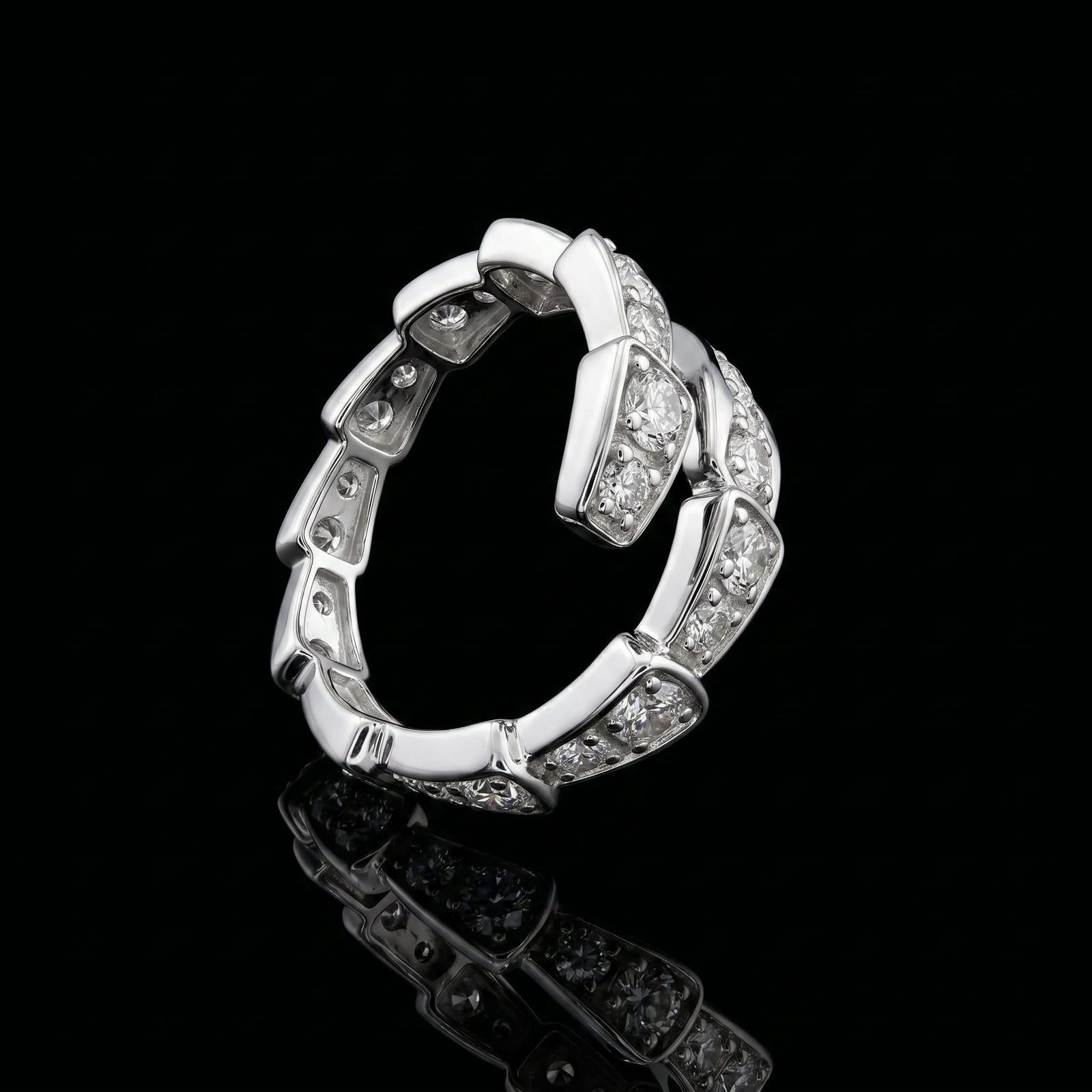14KT White Lab Diamond Ring