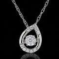 14Kt White Gold Diamond necklace